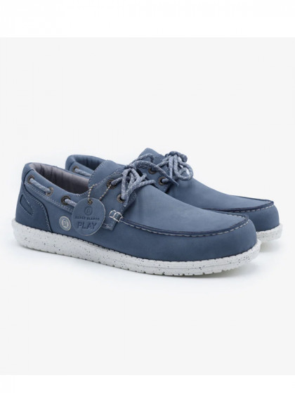 Chaussures bâteau nubuck Socoa Serge Blanco