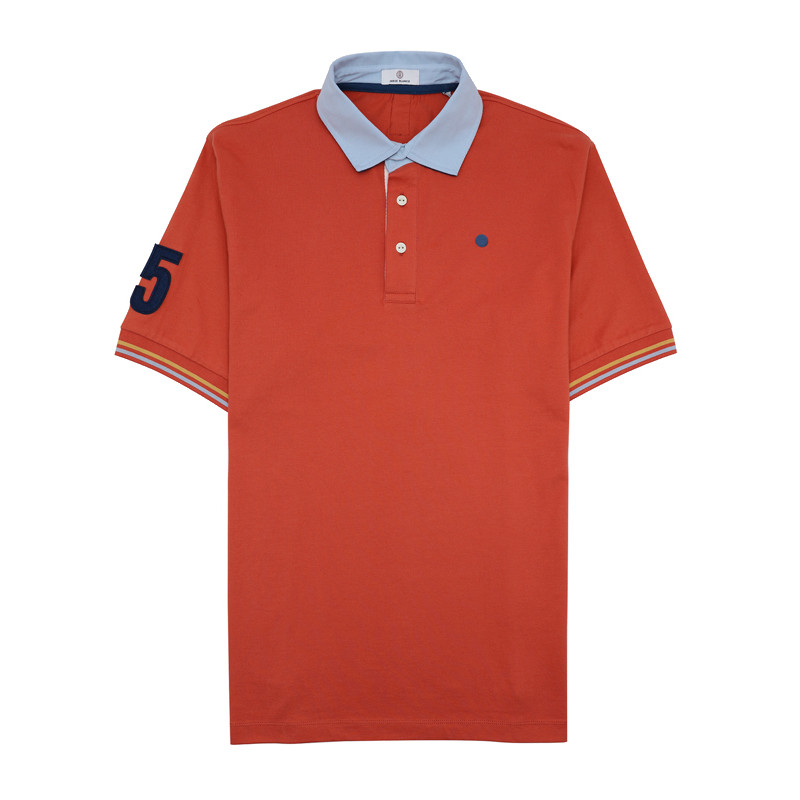 Polo manches courtes Feutrine Serge Blanco