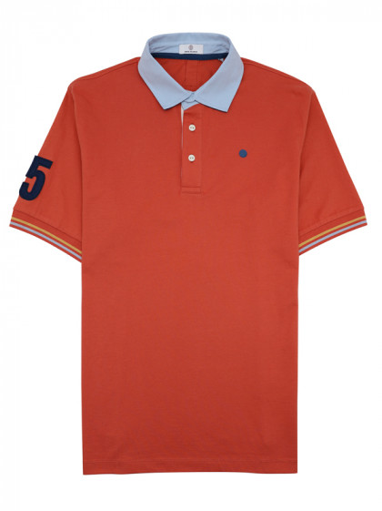 Polo manches courtes Feutrine Serge Blanco