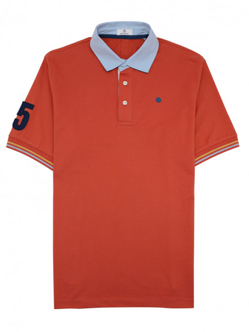 Polo manches courtes Feutrine Serge Blanco