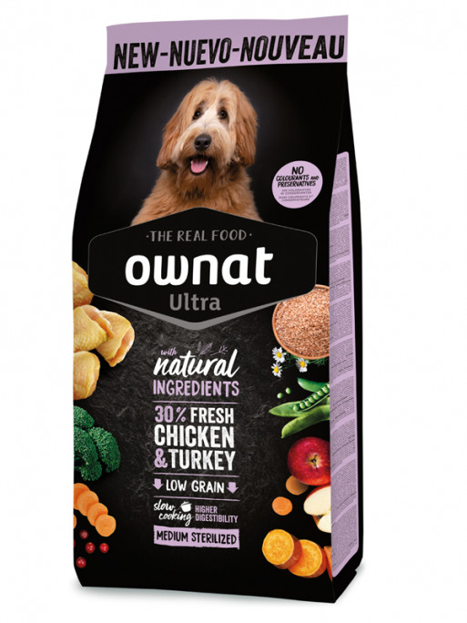 Croquettes Ultra Medium Stérilisé Ownat 12kg