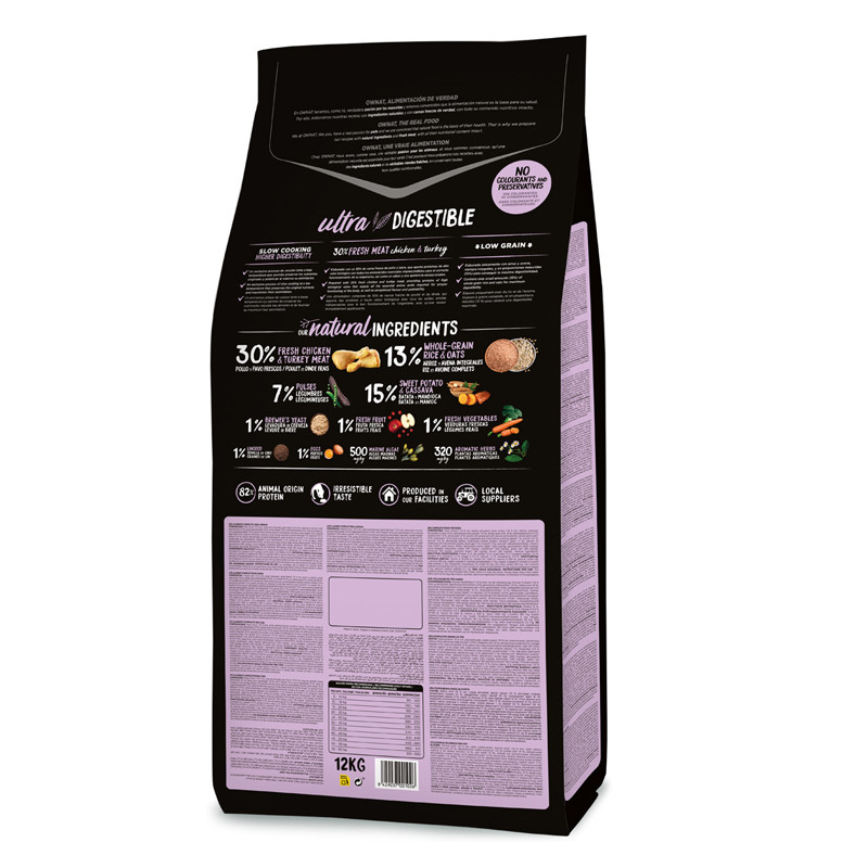 Croquettes Ultra Medium Stérilisé Ownat 12kg