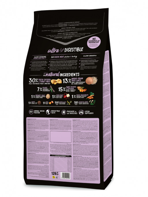 Croquettes Ultra Medium Stérilisé Ownat 12kg