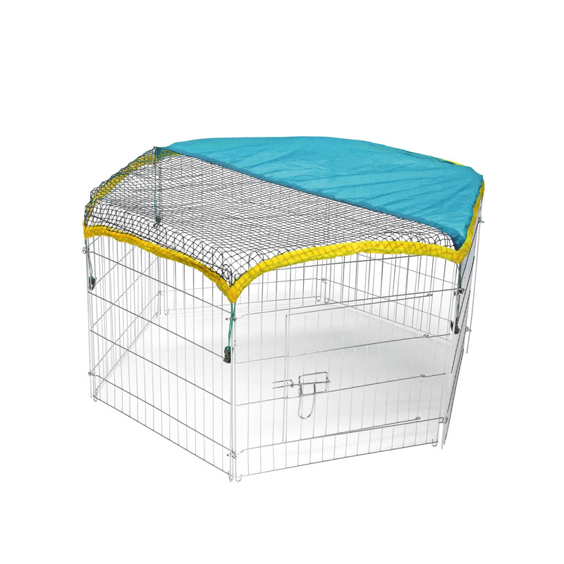 Enclos extérieur hexagonal Ø110cm 56,5 x 56,5cm Kerbl