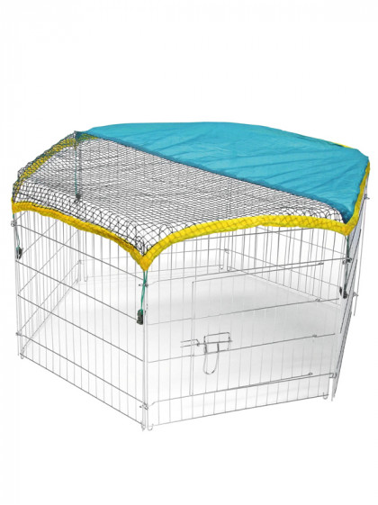 Enclos extérieur hexagonal Ø110cm 56,5 x 56,5cm Kerbl