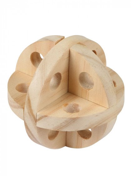 Balle en bois snack pour rongeurs Kerbl