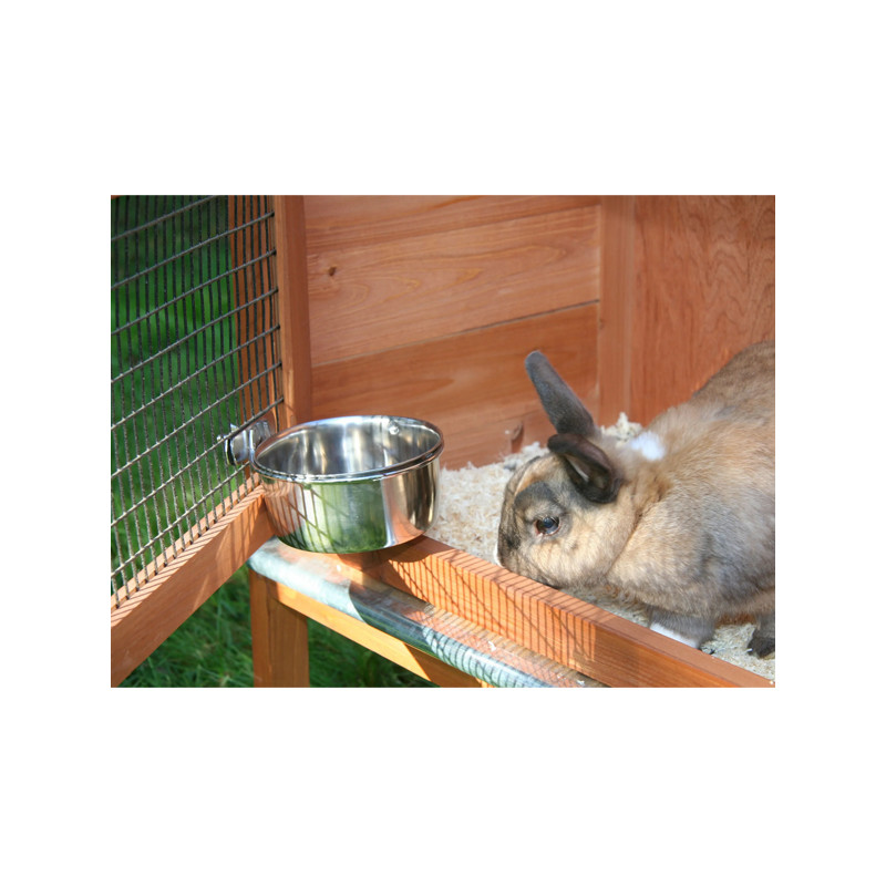 Gamelle inox à visser rongeur 600ml Kerbl