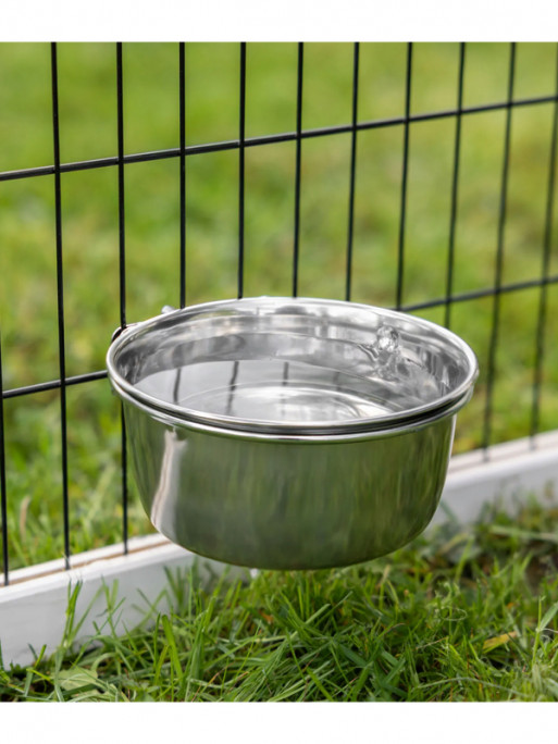 Gamelle inox à visser rongeur 600ml Kerbl