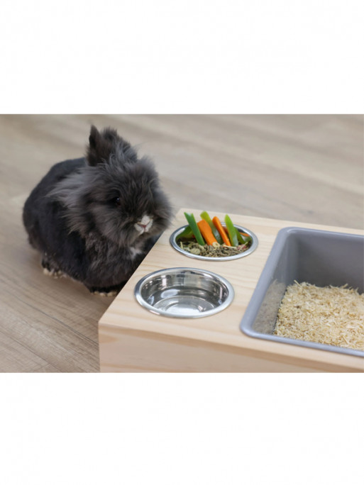 Poste d'alimentation avec boite à creuser Kerbl