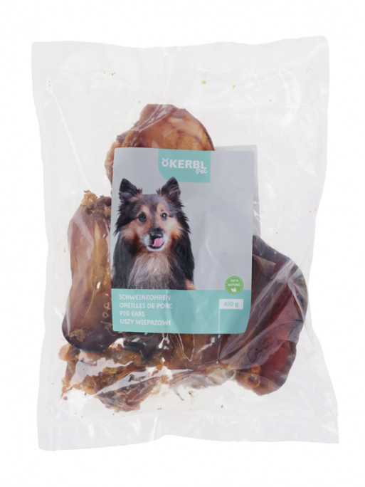 Sachet d'oreilles de porc 400g Kerbl