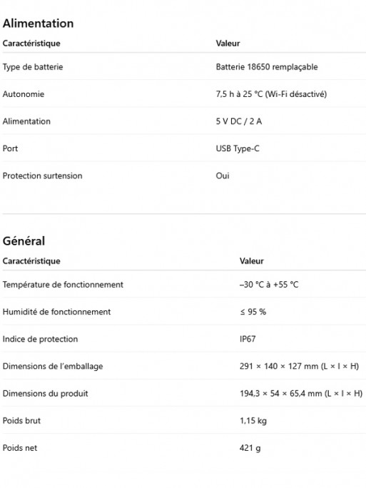 Monoculaire thermique Sirius SA435 Pixfra