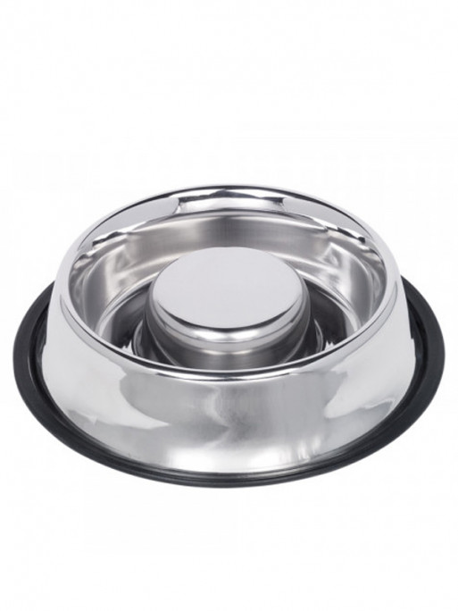 Gamelle anti-glouton inox antidérapante Nobby