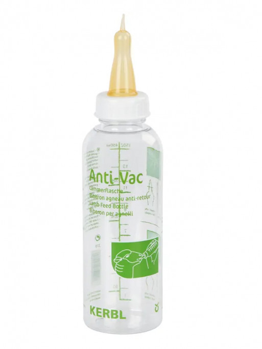 Biberon anti-retour agneau 500ml Kerbl