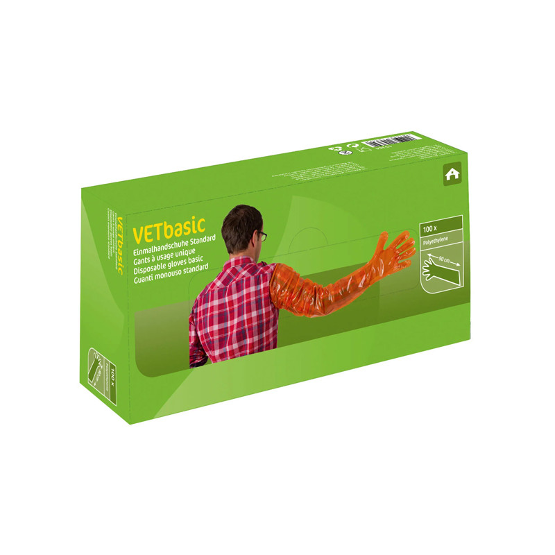 Gants à usage unique x100 VETbasic Kerbl