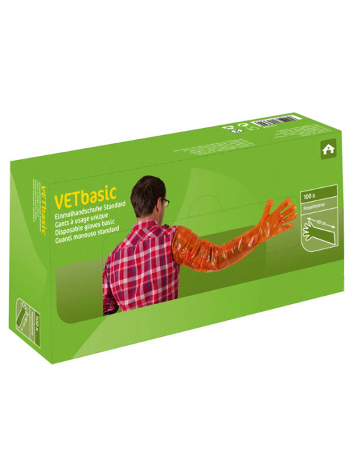 Gants à usage unique x100 VETbasic Kerbl
