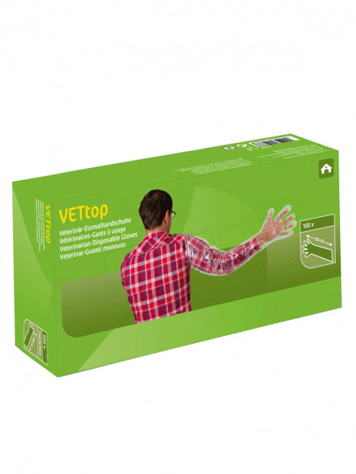Gants à usage unique x100 VETtop Kerbl