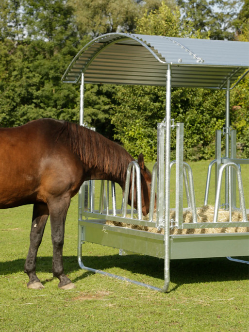 Râtelier rectangle avec cornadis 230x230x250cm Kerbl