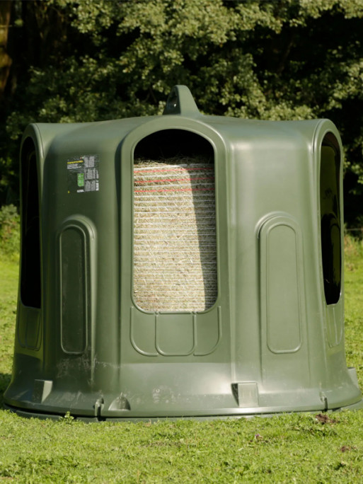 Cloche à foin balles rondes Kerbl