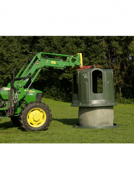 Cloche à foin balles rondes Kerbl