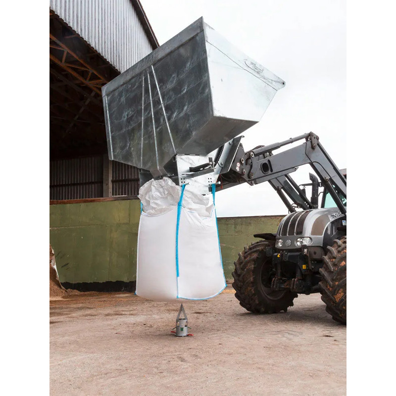 Dispositif de décharge métal pour BigBag Kerbl