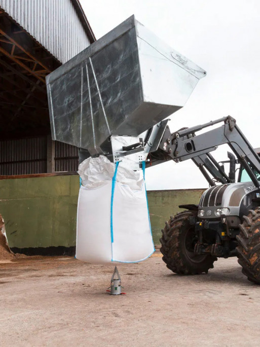 Dispositif de décharge métal pour BigBag Kerbl