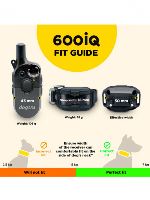 Pack de dressage 600iQ Dogtra