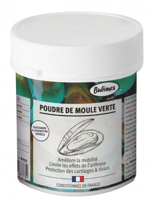 Poudre de moules vertes 60g Bubimex