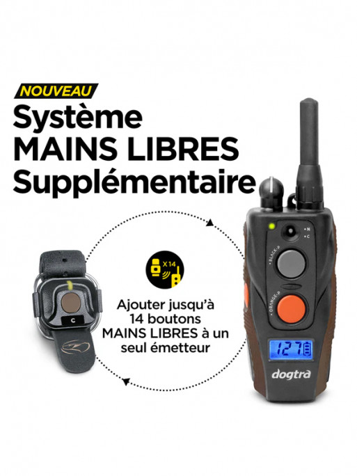 Bouton main libre Handsfree Square Dogtra