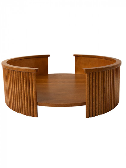 Support Elite Pouf en bois Fantail