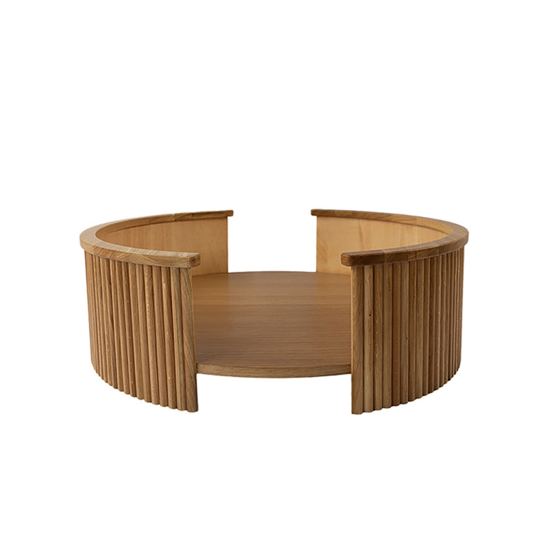 Support Elite Pouf en bois Fantail