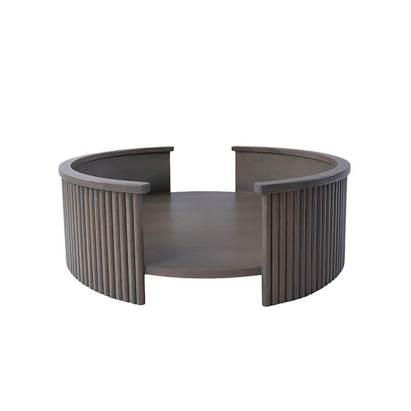 Support Elite Pouf en bois Fantail