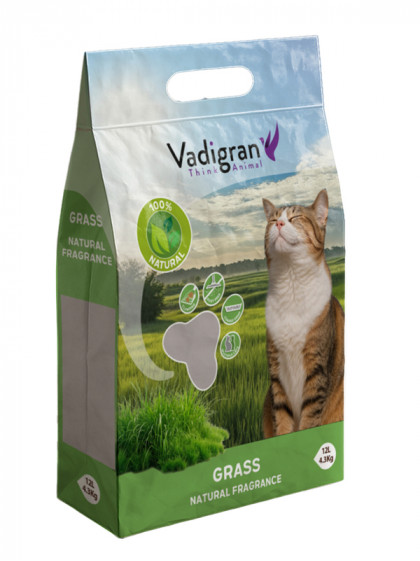 Litière Grass 4.3kg - 6L Vadigran