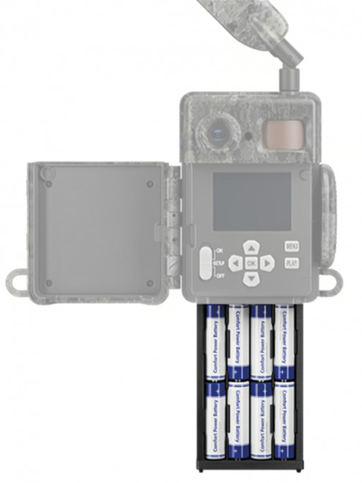 Compartiment a piles pour Secacam 7 Zeiss