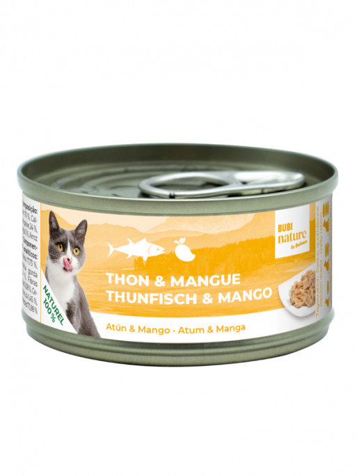Patée Bubi Nature thon/mangue 70g Bubimex