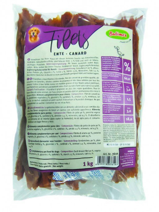 Filets de canard 1kg Bubimex
