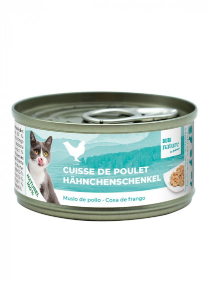 Pâtée Bubi Nature cuisse de poulet 70g Bubimex