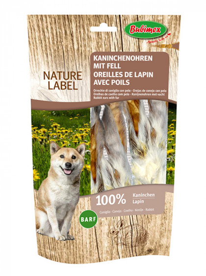Oreilles de lapin avec poils x7 Bubimex