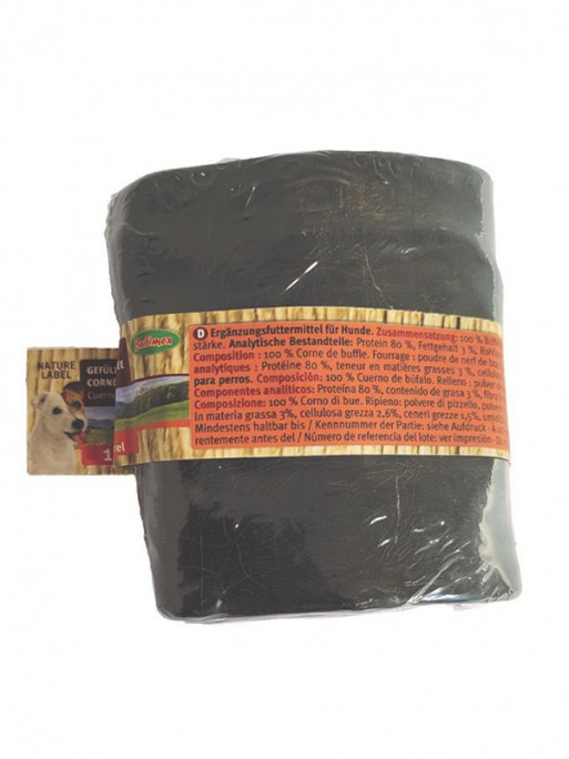 Corne de buffle fourrée 8cm vrac