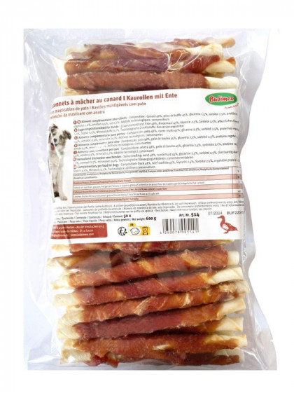 Bâtonnet à mâcher peau de buffle/canard 12.5cm vrac