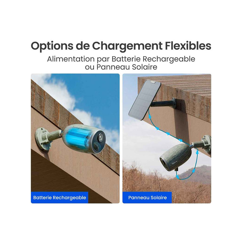 Caméra sans fil avec panneau solaire GO G330 4G Reolink