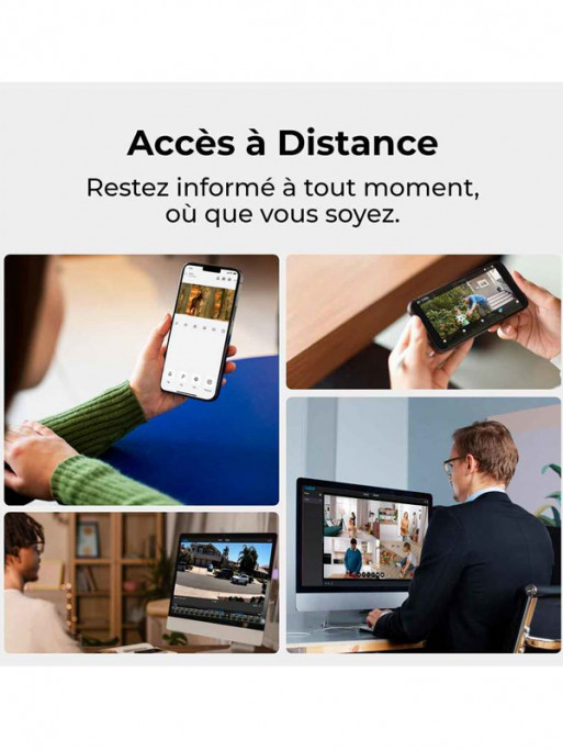 Caméra sans fil avec panneau solaire GO G330 4G Reolink