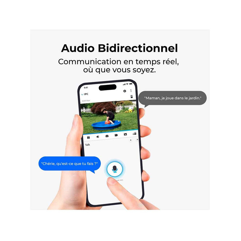 Caméra sans fil avec panneau solaire GO G330 4G Reolink