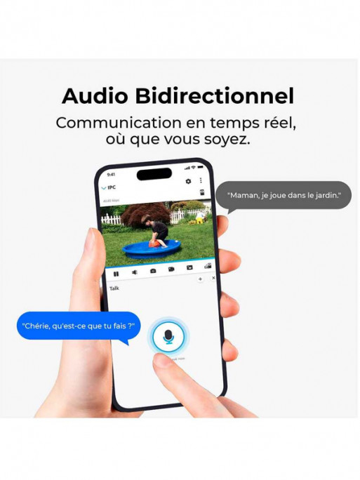 Caméra sans fil avec panneau solaire GO G330 4G Reolink