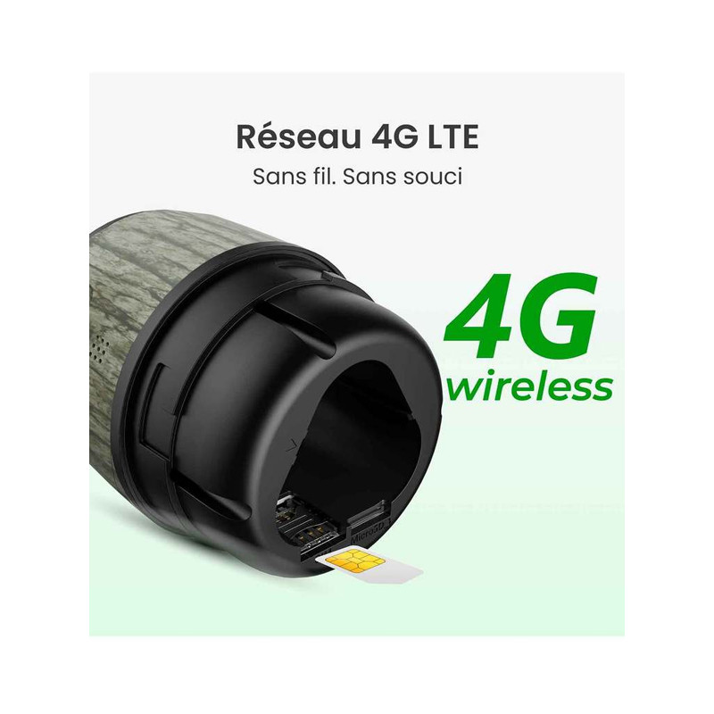 Caméra sans fil avec panneau solaire GO G330 4G Reolink