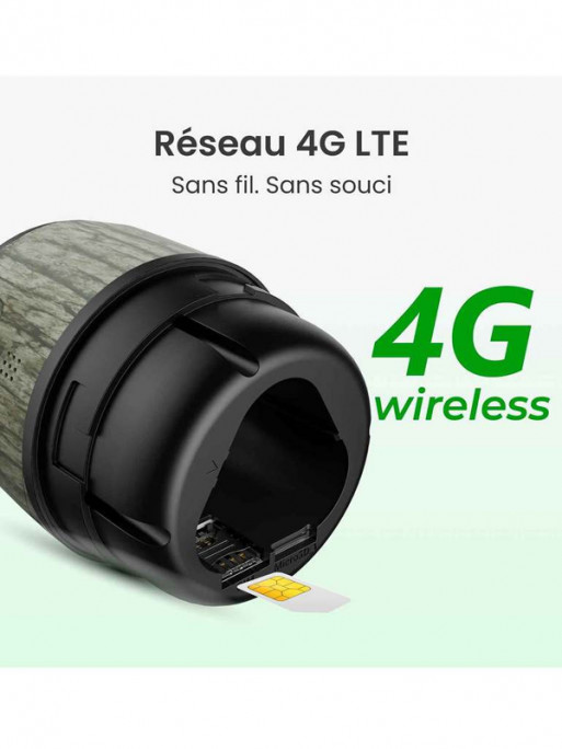 Caméra sans fil avec panneau solaire GO G330 4G Reolink