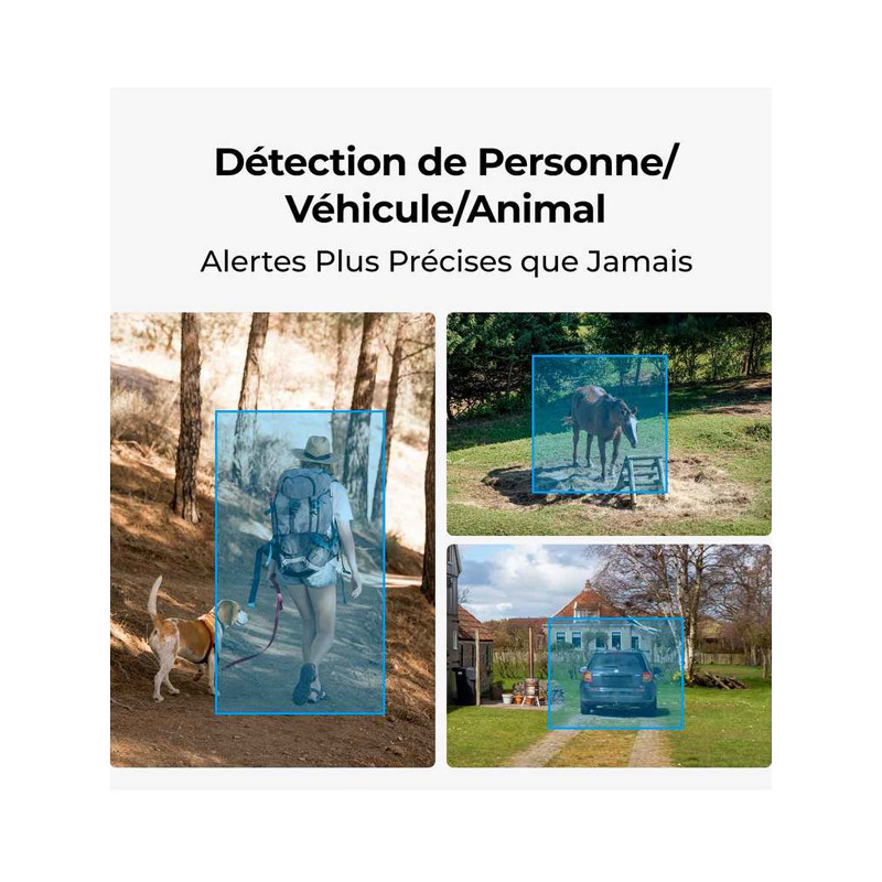 Caméra sans fil avec panneau solaire GO G330 4G Reolink