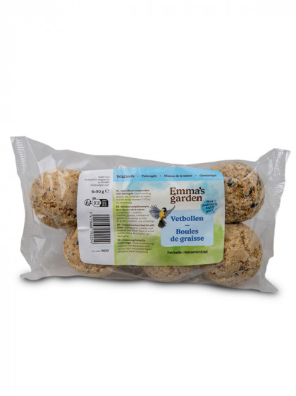Boules de graisse pour oiseaux 6x90g Emma's Garden