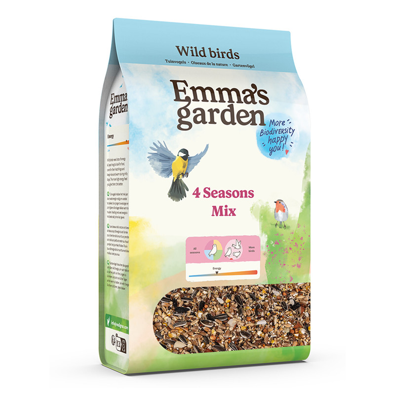 Mélange de graines 4 saisons Mix 1.25kg Emma's Garden