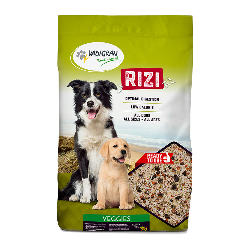 Mélange de riz Veggies chien 4.5kg Rizi