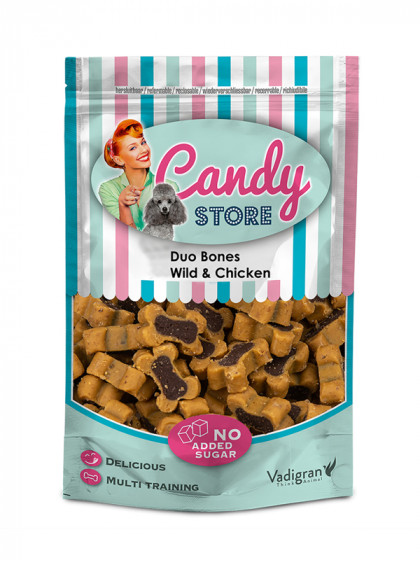 Friandises Candy Duo Bones Gibier et Poulet 180g